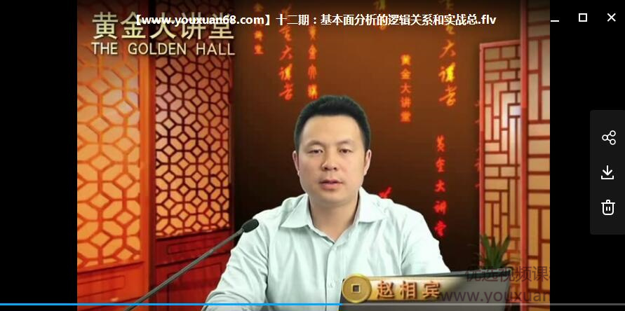 黄金大讲堂赵相宾黄金白银投资视频教程 11集插图1 黄金大讲堂赵相宾黄金白银投资视频教程 11集插图1