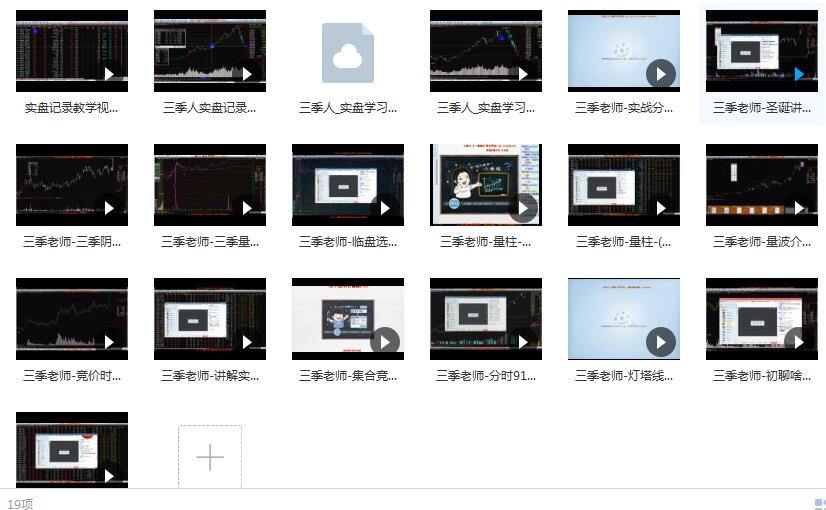 跟三季老师学《炒股必胜思维》经典视频讲座（19集）插图