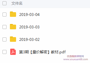 余思敏2019年3月第3期量价解密现场视频插图
