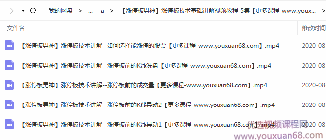 【涨停板男神】涨停板技术基础讲解视频教程 5集插图 【涨停板男神】涨停板技术基础讲解视频教程 5集插图