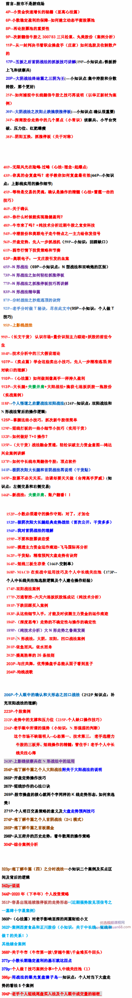 淘股吧交易老手98史上最全战法+心法+案例大全 700页PDF干货文章合集插图 淘股吧交易老手98史上最全战法+心法+案例大全 700页PDF干货文章合集插图