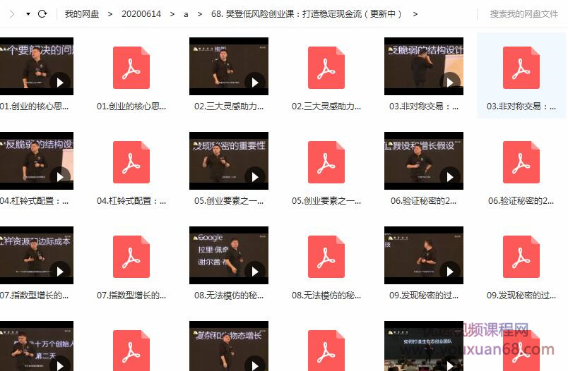 樊登低风险创业课：打造稳定现金流

<h3 title=