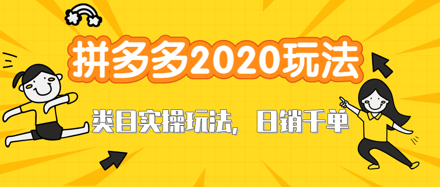 拼多多2020最新类目实操玩法，直通车定向玩法做爆款，轻松操作到日销千...插图