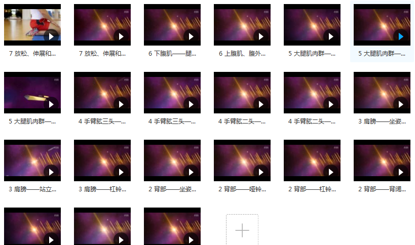 健美训练各部位视频_全套各部位经典健身训练动作插图