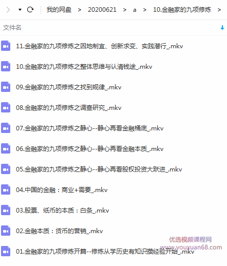 翟山鹰金融家的九项修炼讲座视频插图