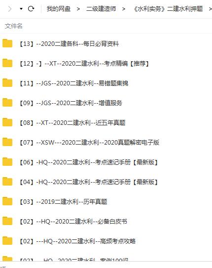 2020二级建造师《二建水利实务》全套精准押题插图 2020二级建造师《二建水利实务》全套精准押题插图