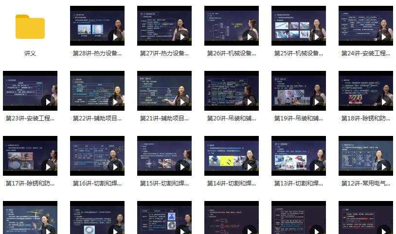 2020年一级造价工程师《技术与计量安装实务》全套视频课程插图2