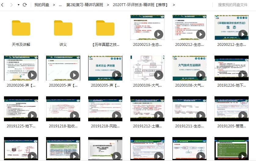 2020年环评工程师《技术方法》一二三轮复习精讲班视频课程插图2