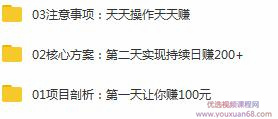 小白当天操作见钱项目，单人日赚200+，工作室月入10万+（完整打包）插图1