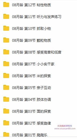 8个月宝宝早教训练课程视频全套(56集)插图 8个月宝宝早教训练课程视频全套(56集)插图