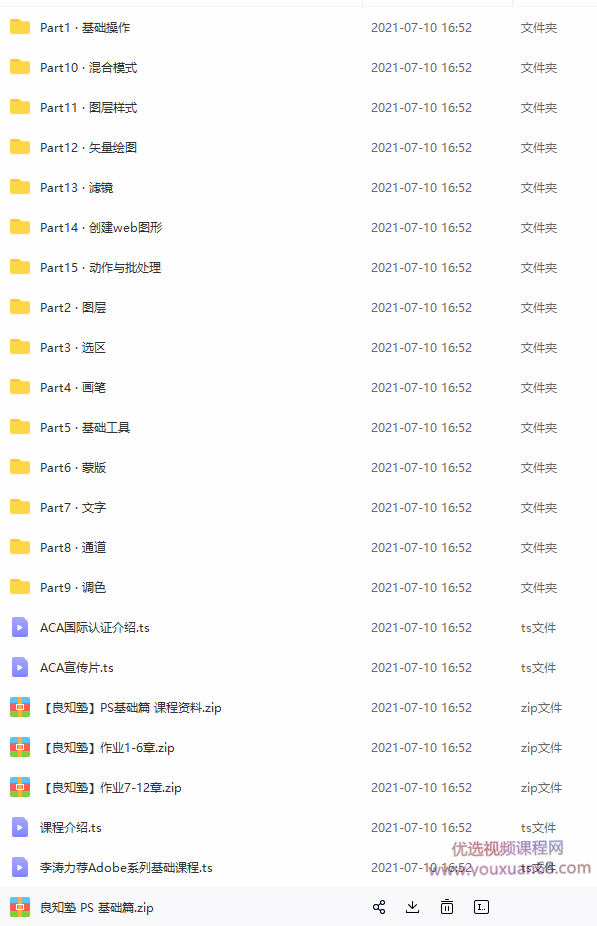 【良知塾】万晨曦 Photoshop系统教程 基础篇【画质高清有素材】插图3 【良知塾】万晨曦 Photoshop系统教程 基础篇【画质高清有素材】插图3