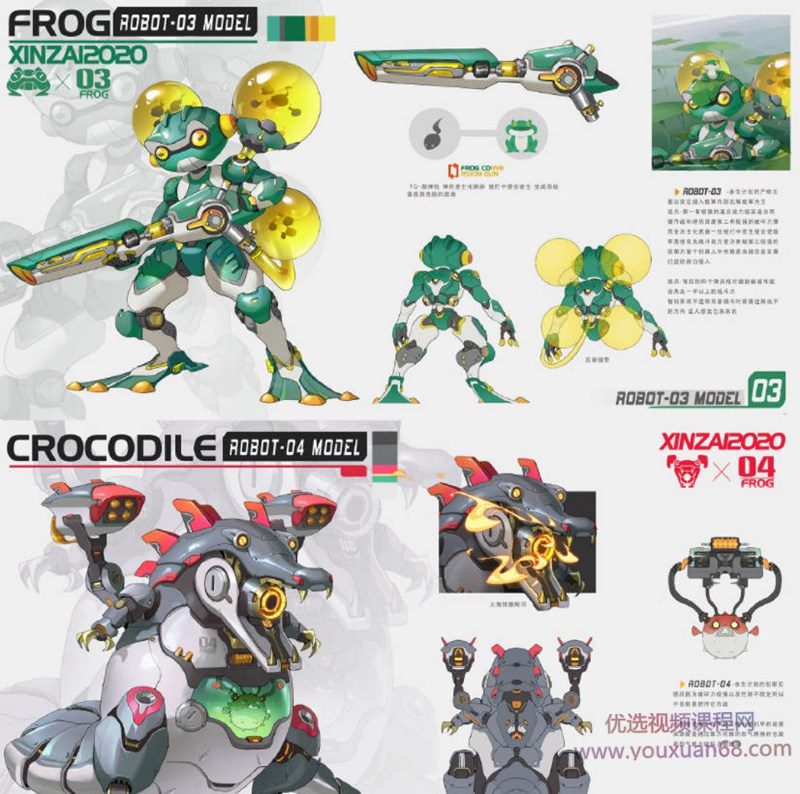 斯文怪兽WILL ART机甲角色概念设计课【画质高清】插图 斯文怪兽WILL ART机甲角色概念设计课【画质高清】插图