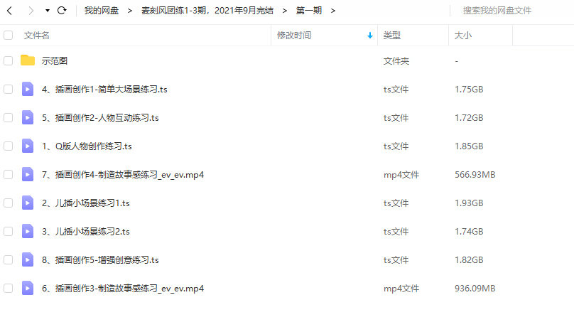 ipad插画-麦刻风团练课程合集(第一、二、三期)插图5 ipad插画-麦刻风团练课程合集(第一、二、三期)插图5