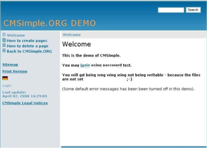 PHP简易CMSimple内容管理系统源码插图1