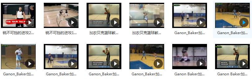 Ganon_Baker加农贝克_篮球训练教学教程_加农贝克篮球教学全集插图