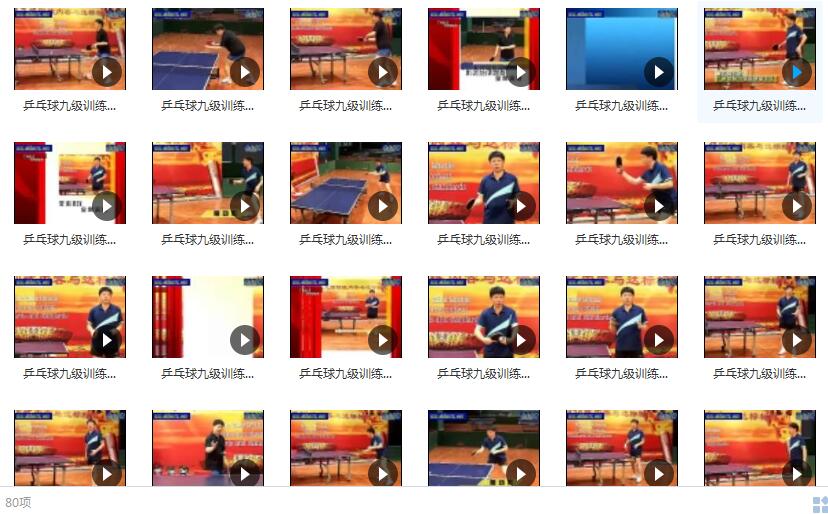 乒乓球九级训练内容与达标标准_乒乓球九级训练_乒乓球教学视频插图
