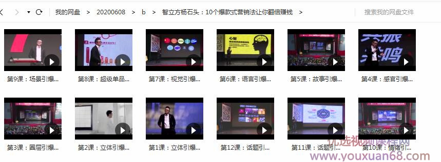 智立方杨石头：10个爆款式营销法让你翻倍赚钱

<h3 title=