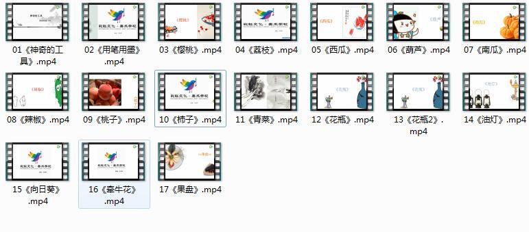 从零开始学儿童国画基础视频全套(马老师-17集)插图 从零开始学儿童国画基础视频全套(马老师-17集)插图