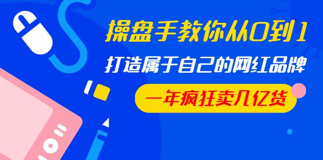 操盘手教你从0到1，打造属于自己的网红品牌，一年疯狂卖几亿货（全套视...插图