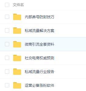 私域流量操盘手运营硬核必备资料包【价值800元】插图