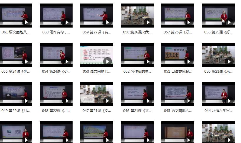 小学六年级语文上册同步讲课高清教学视频(部编版上学期 56讲)插图