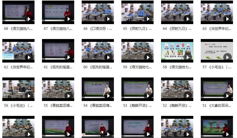 小学二年级语文下学期课本知识同步教学网课(部编版下册 68小讲)插图