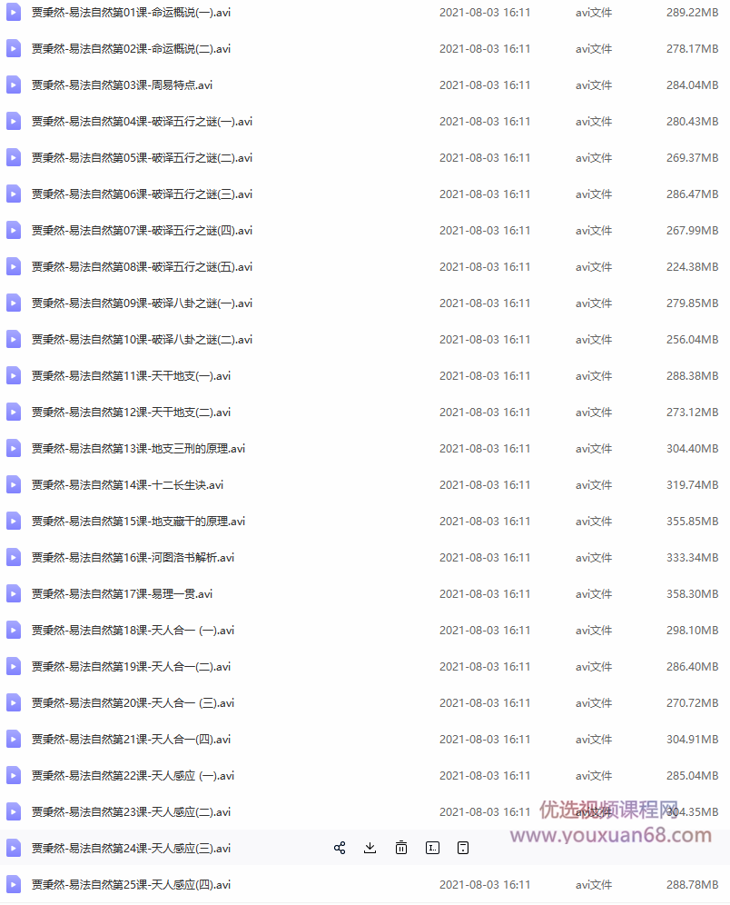 贾秉然-易法自然 25集插图 贾秉然-易法自然 25集插图