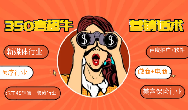 350套超牛营销成交话术，让你成交率猛涨100倍插图