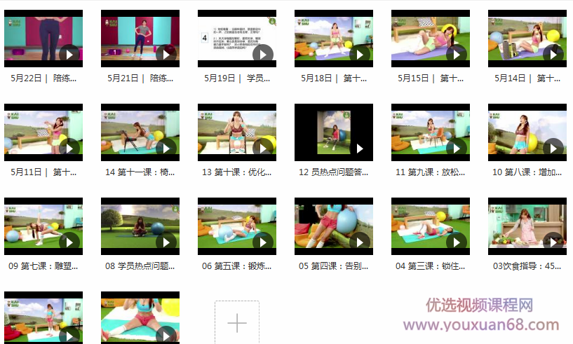 迷人马甲线打造健身操全套视频教程（20集）插图