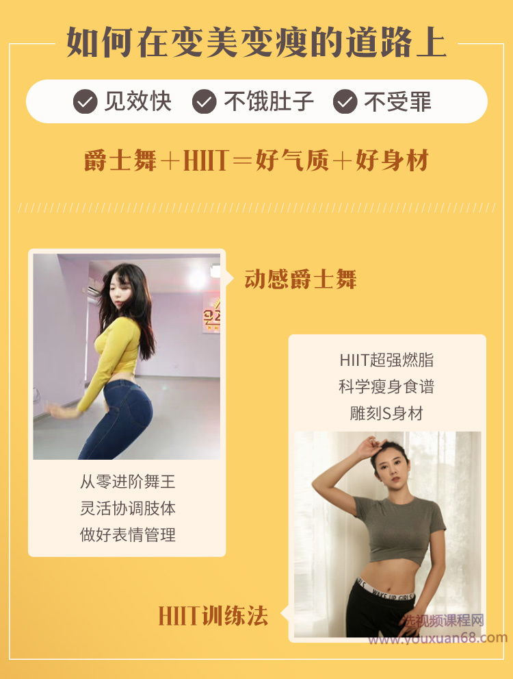 27堂热舞瘦身课,爵士舞+HIIT=好气质十好身材插图 27堂热舞瘦身课,爵士舞+HIIT=好气质十好身材插图