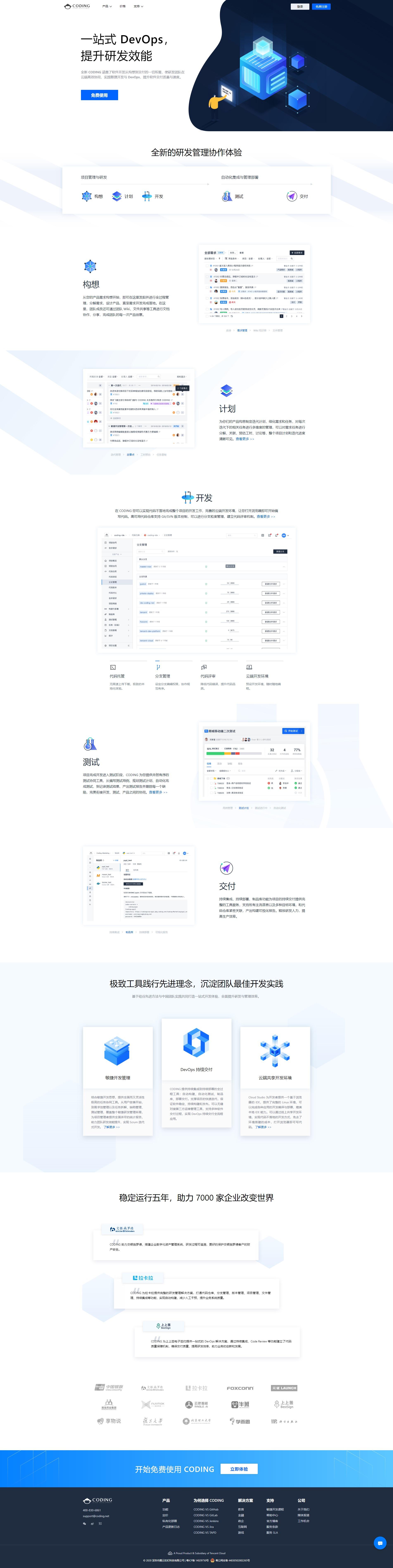 2020.06最新扒站Coding代码托管HTML源码插图1