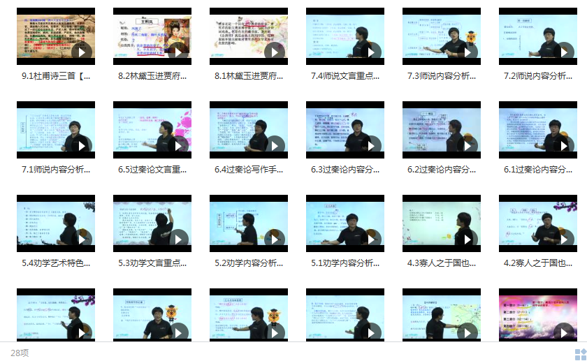 人教版高二语文上学期课本同步辅导教学视频(学费全免网)插图 人教版高二语文上学期课本同步辅导教学视频(学费全免网)插图