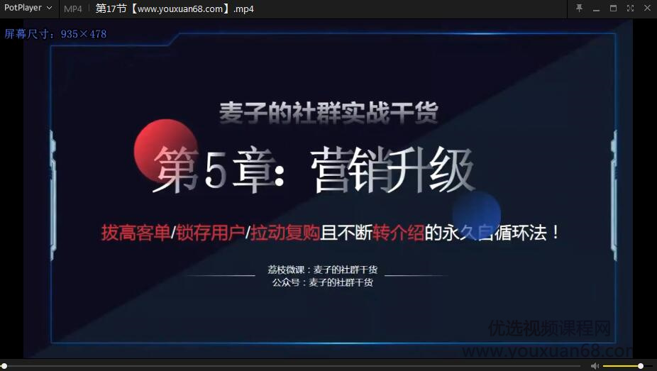 麦子老师社群运营架构与管理技巧软文广告实战课程插图