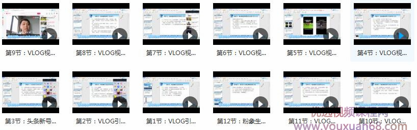 今日头条VLOG视频引流课程：每天30分钟，日引10-1000粉（完结）插图1