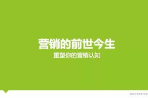 混沌研习社《小马宋：营销洗脑课程》视频+PPT+笔记