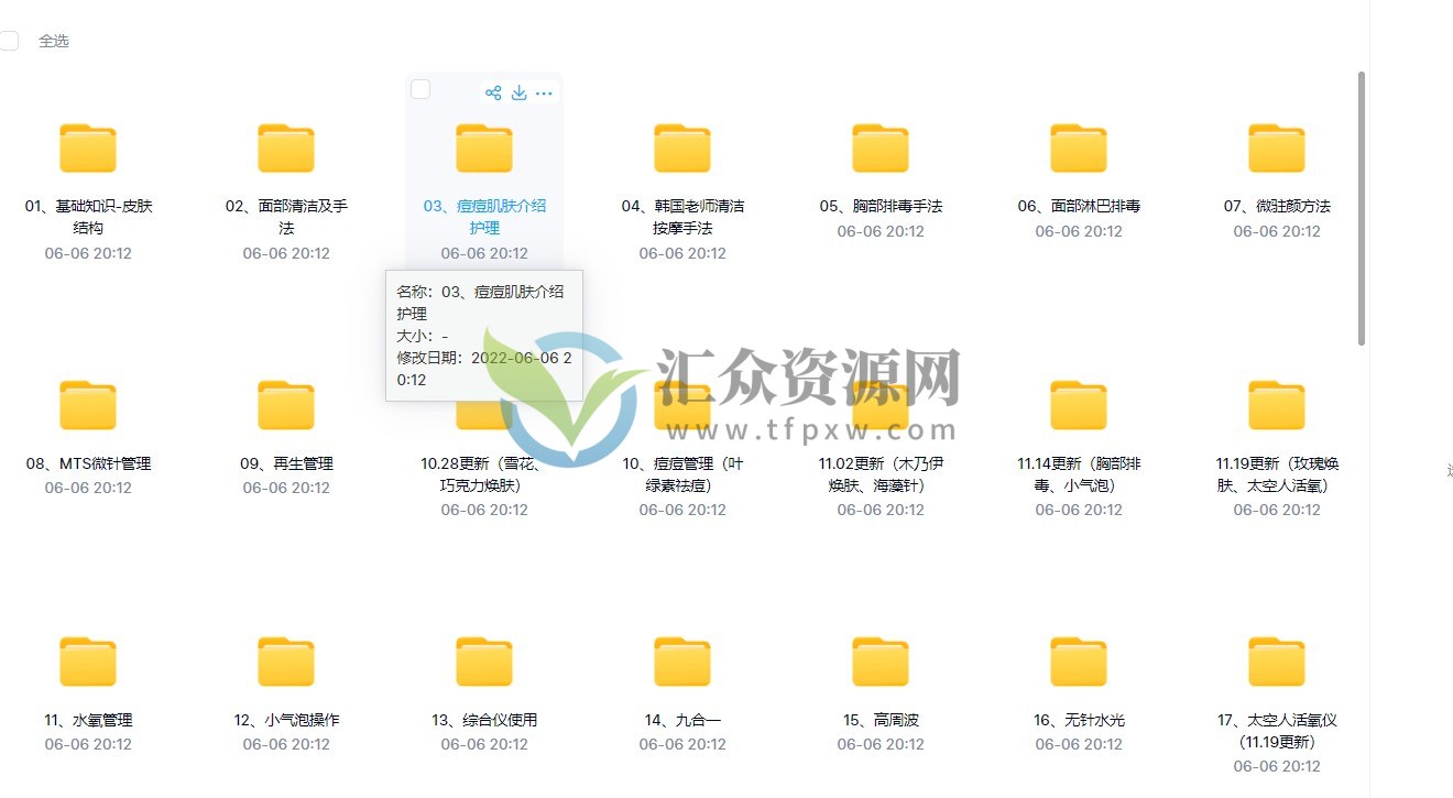 整形+美容+皮肤管理全套视频课程插图