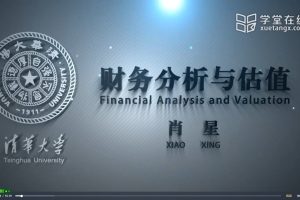 肖星：财务分析与估值 （全套高清视频+辅导资料）