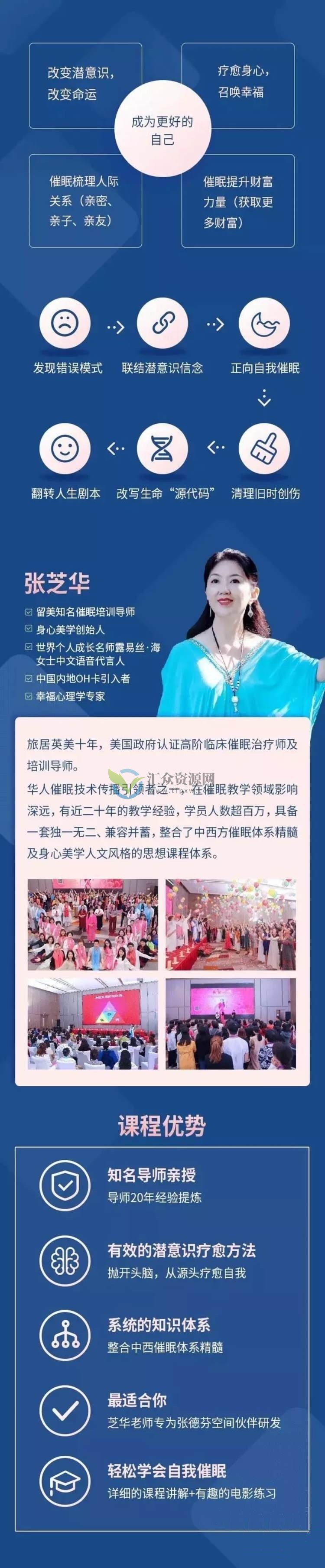 张芝华老师《21天催眠训练营》+ 《7日静心冥想课》百度云下载插图1 张芝华老师《21天催眠训练营》+ 《7日静心冥想课》百度云下载插图1