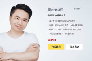 【外贸询盘】颜sir询盘课－外贸网站建设与社交营销核心课