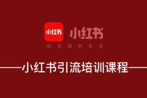九京小红书精准引流课程1.0：如何利用小红书快速获取客源
