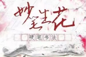 大鹏教育书法学院《妙笔生花~硬笔书法课》视频课程 百度云下载