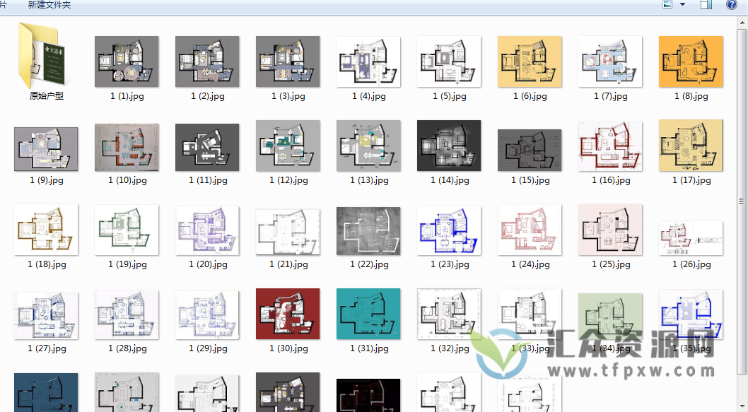 室内设计-1000+套方案设计图打包下载插图3