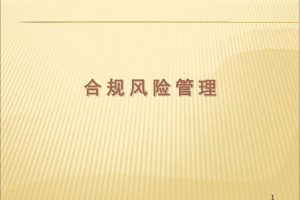 2020年公司合规与风险管理培训班课程