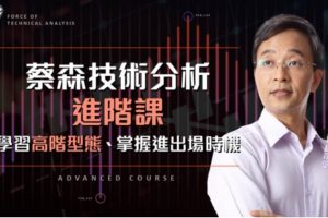 蔡森技术分析入门与进阶课:学习高阶型态,掌握进出场时机