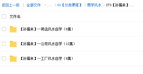 孙福来老师公司工厂商店风水自学自学完整视频教程 公司工厂商店风水教程插图1 孙福来老师公司工厂商店风水自学自学完整视频教程 公司工厂商店风水教程插图1