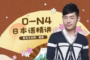 哗哩哗哩-唐盾老师《0-N4日语精讲日语教学》视频课程