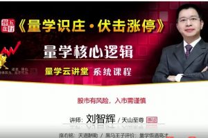 量学云讲堂刘智辉《量学识庄·伏击涨停》量学核心逻辑第23期