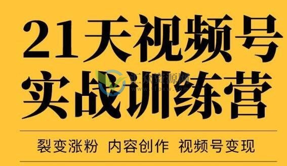 张萌萌姐《视频号实战训练营》讲透视频号的裂变涨粉、内容创作以及变现的方法和模型插图