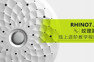 云尚Rhino7.0 进阶纹理篇高清教程有素材