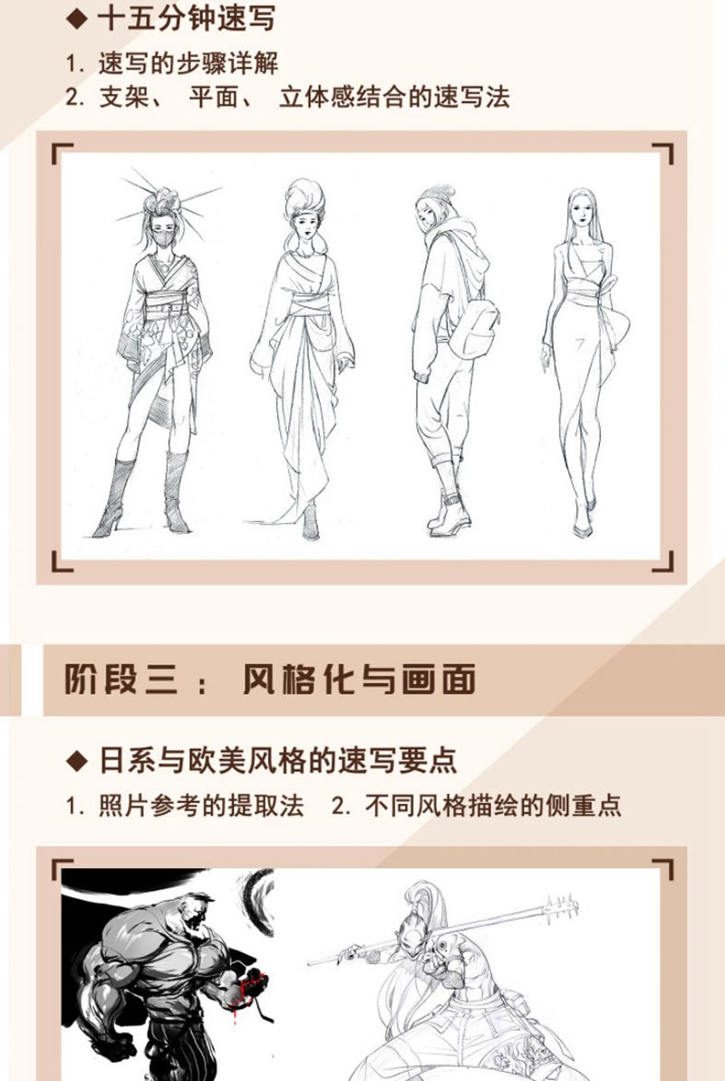 画画的春哥2021人物动态速写塑造课程【画质高清有课件】插图4